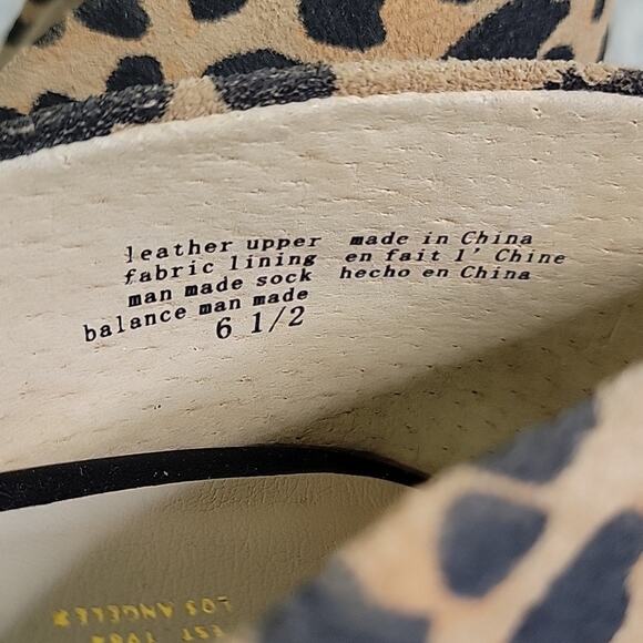 Seychelles Shabby Chic Leopard Heeled Sandals Womens Size 6.5 NEW - Picture 7 of 15